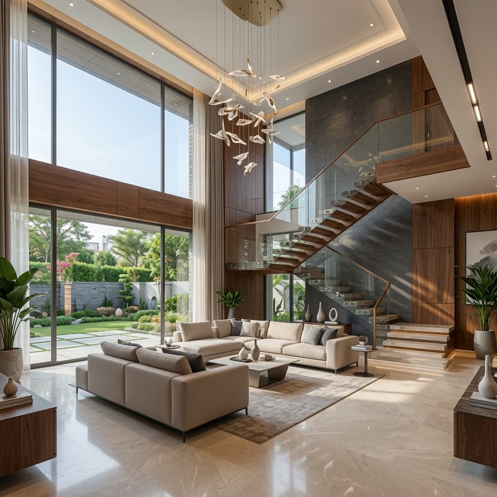 Luxury Duplex Villa at Hattigauda house design photo 4 by KSM Services