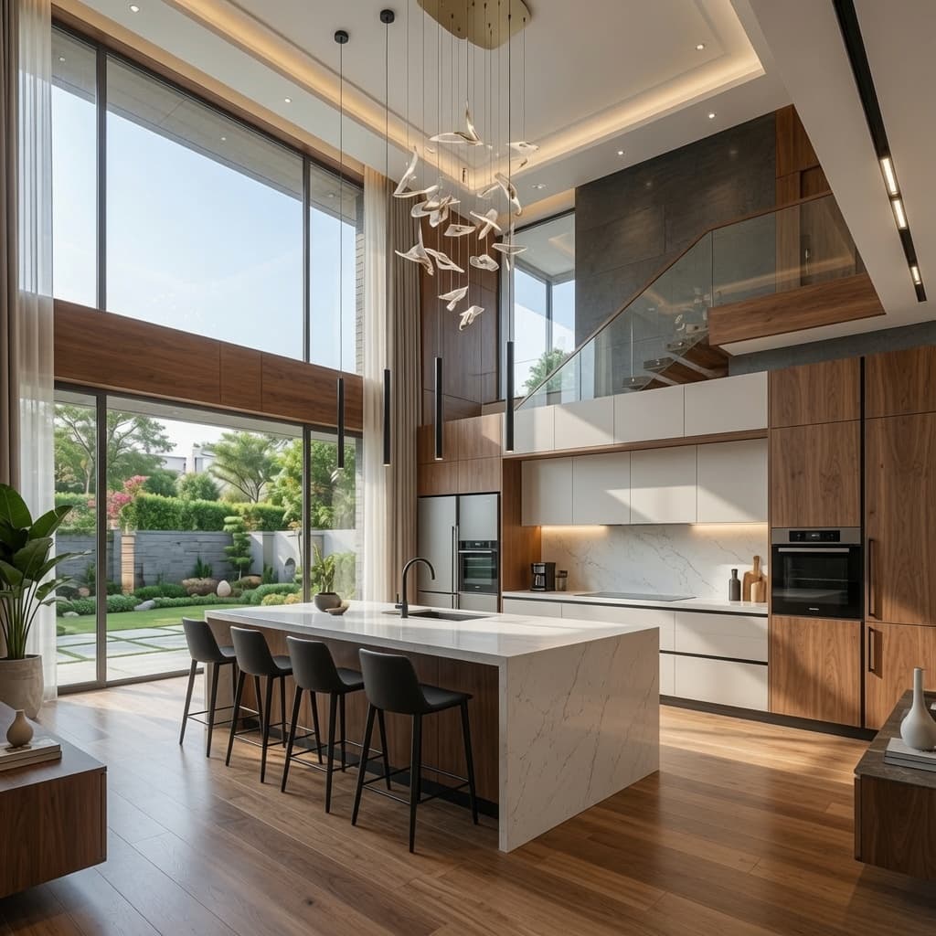 Luxury Duplex Villa at Hattigauda house design photo 1 by KSM Services