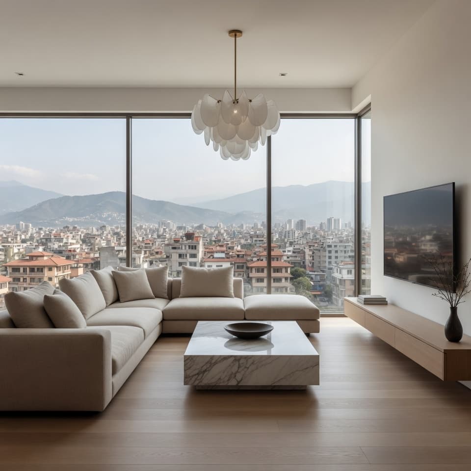 Luxury Apartment Interior house design photo 3 by KSM Services