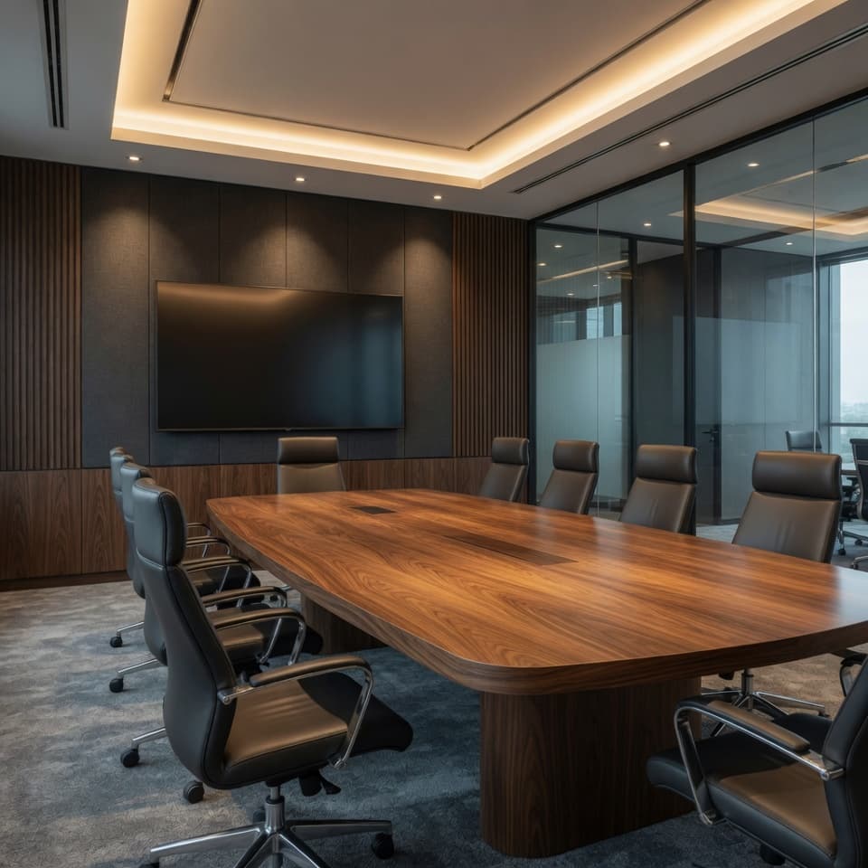 Executive Office Interior house design photo 3 by KSM Services